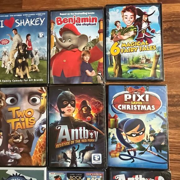 NEW Kids DVD Lot Bundle of 12 Mostly Animated Family Movies - Picture 3 of 6
